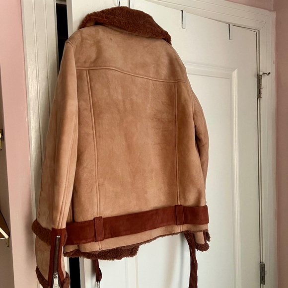 Scotch & Soda Suede biker winter jacket - Picture 4 of 8